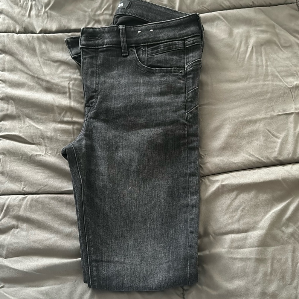 Black faded Express jeans almost new